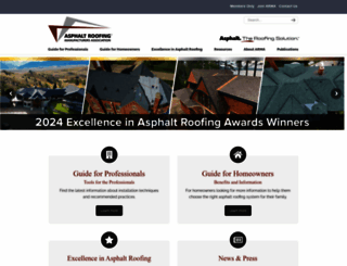 asphaltroofing.org screenshot