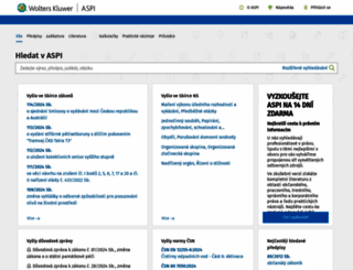aspi.cz screenshot