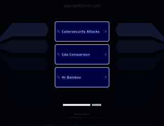 aspirantforum.com screenshot