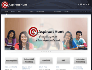 aspiranthunt.com screenshot