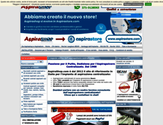 aspirashop.com screenshot