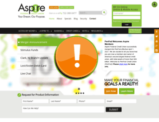 aspirefcu.org screenshot