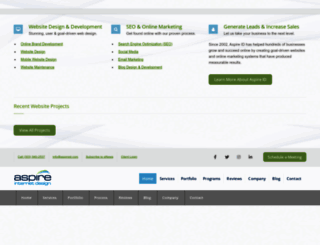 aspireinternetdesign.com screenshot