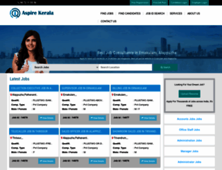 aspirekeralajobs.com screenshot
