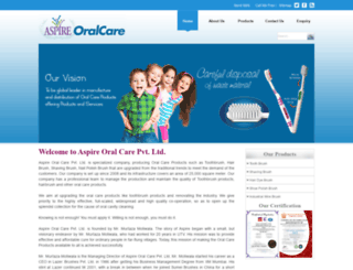 aspireoralcare.com screenshot