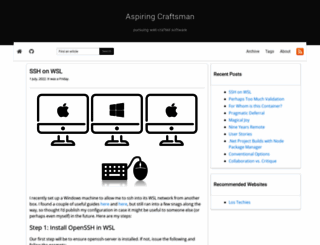 aspiringcraftsman.com screenshot