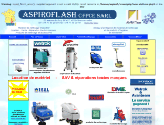 aspiroflash.com screenshot