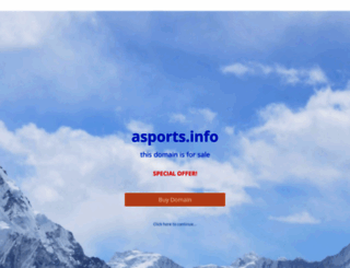 asports.info screenshot