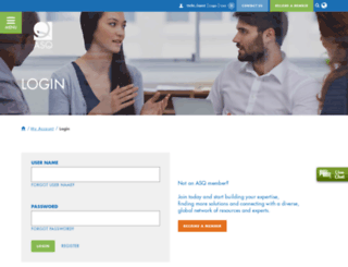 Access asq.csod.com. Login | ASQ