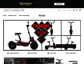 assassindirtbikes.com.au screenshot