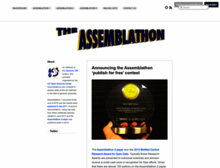 assemblathon.org screenshot