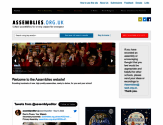 assemblies.org.uk screenshot