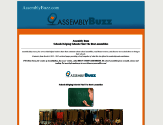 assemblybuzz.com screenshot