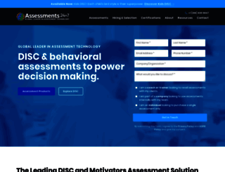 assessmentbusinesscenter.com screenshot
