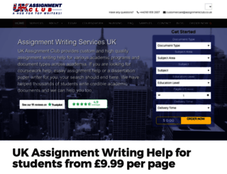 assignmentclub.co.uk screenshot