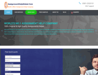 assignmenthelpglobal.com screenshot