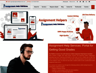 assignmenthelpservices.com screenshot