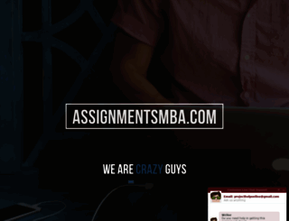 assignmentsmba.com screenshot