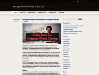 assignmentwritinghelp.wordpress.com screenshot