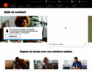 assistance.orange.fr screenshot