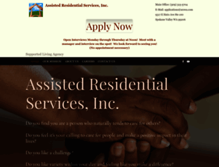 assistedresidentialservices.com screenshot