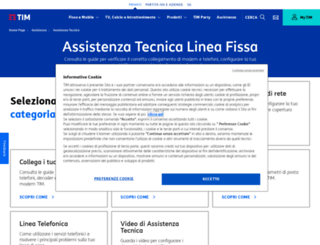 assistenzatecnica.telecomitalia.it screenshot