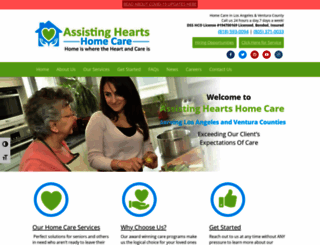 assistingheartshomecare.com screenshot