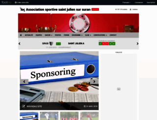 assj-football.footeo.com screenshot