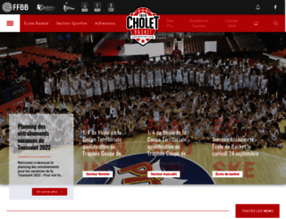 asso.cholet-basket.com screenshot