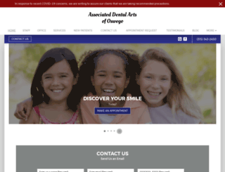 associateddentalarts.com screenshot