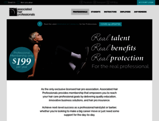 associatedhairprofessionals.com screenshot