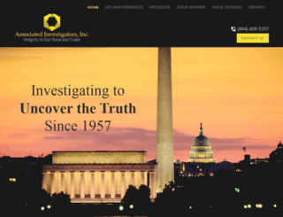 associatedinvestigator.com screenshot