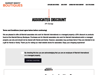 associates.westinstore.com screenshot