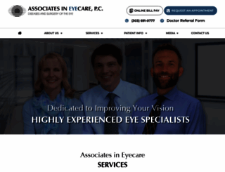 associatesineyecarepc.com screenshot