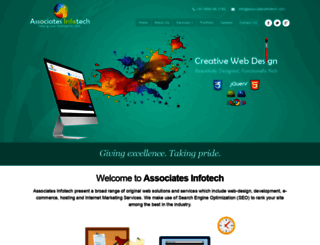 associatesinfotech.com screenshot