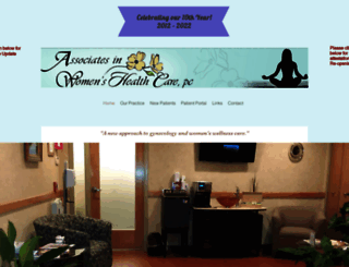 associateswomenshealthcare.com screenshot