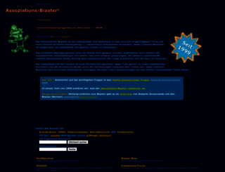 assoziations-blaster.de screenshot