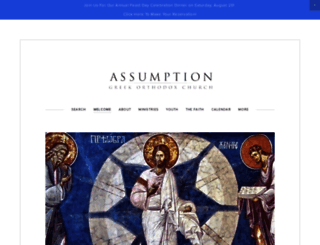 assumption-church.squarespace.com screenshot