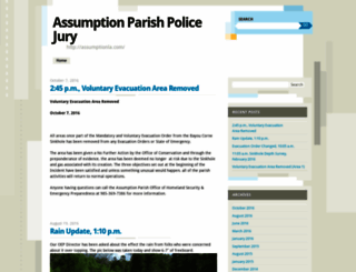 assumptionla.wordpress.com screenshot