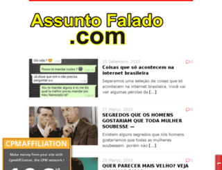 assuntofalado.com screenshot