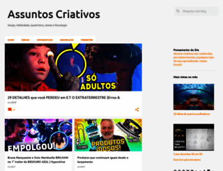 assuntoscriativos.blogspot.com screenshot