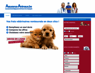 assurance-animaux.be screenshot