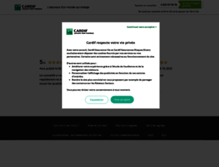 assurance-credit.cardif.fr screenshot