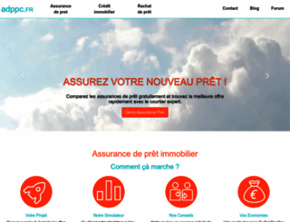 assurance-de-pret-pas-cher.com screenshot