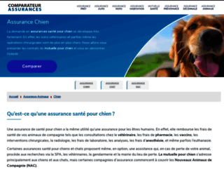assurance-pour-chien.net screenshot