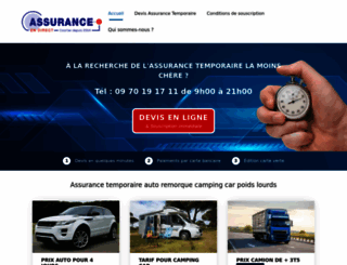 assurance-voiture-temporaire-provisoire.com screenshot