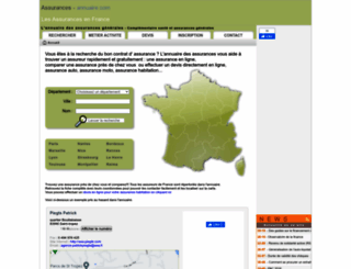 assurances-annuaire.com screenshot