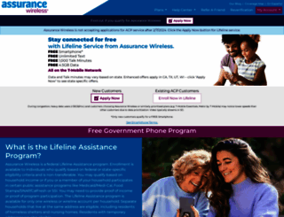 assurancewireless.com screenshot