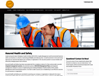 assuredhealthandsafety.com screenshot