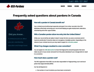 assuredpardons.com screenshot